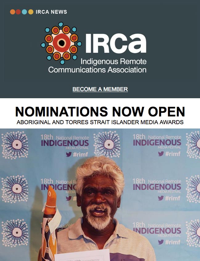 IRCA NEWS | Nominations Open for Media Awards :: 19RIMF Earlybird Closes 28 July :: Converge Communique Now Available