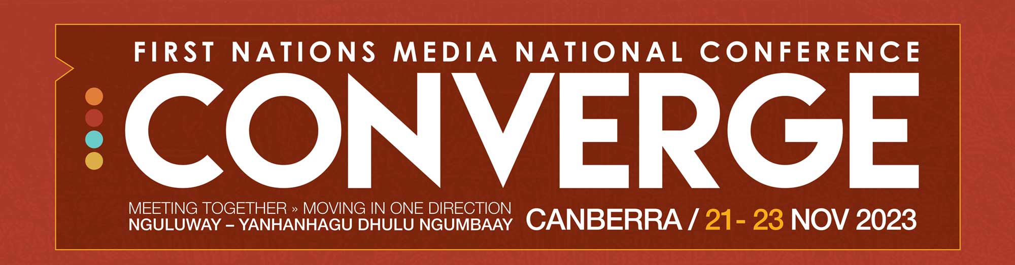 First Nations Media Converge Banner